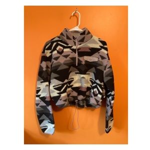 Aeropostale fleece crop top